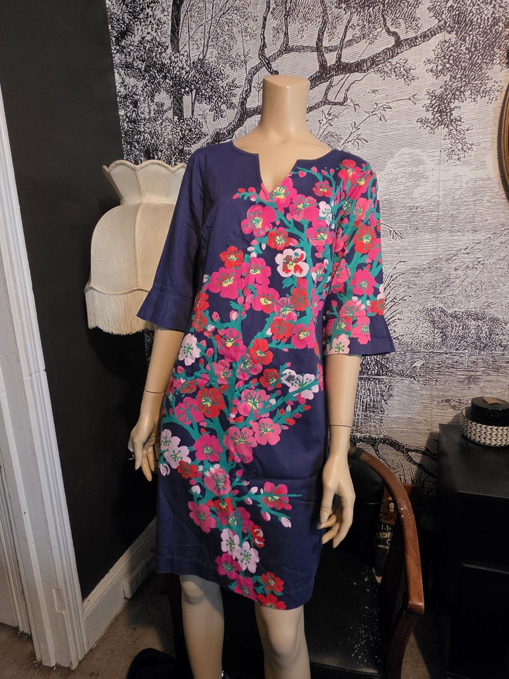 Lilly Pulitzer "Cherry Mine" Shift Dress Size 10